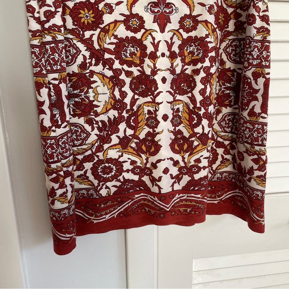 Max Studio Russian Floral Pattern Mini Dress - image 4